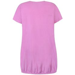 Zhenzi Amin Kjole Pink bagfra