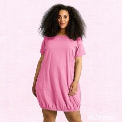 Zhenzi Amin Kjole Pink