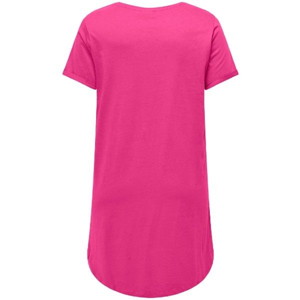 Pink T-Shirt Kjole i plussize