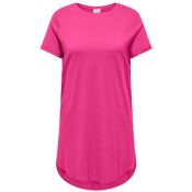 Pink T-Shirt Kjole Økologisk Bomuld
