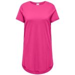 Pink T-Shirt Kjole Økologisk Bomuld