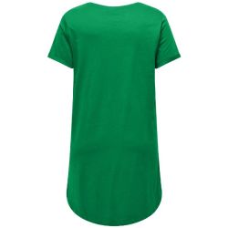 Grøn T-Shirt Kjole i plussize