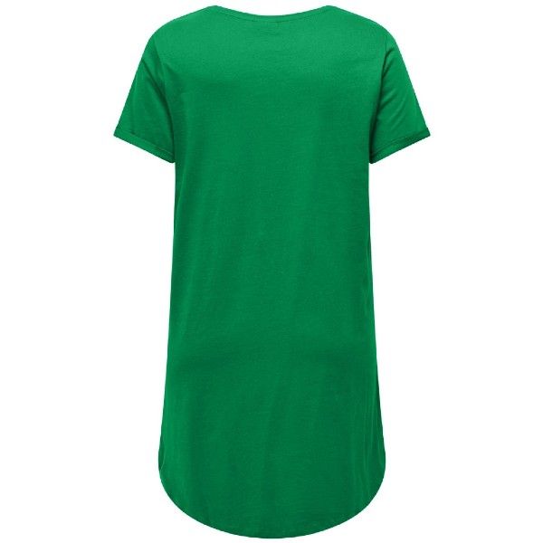 Grøn T-Shirt Kjole i plussize