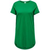 Grøn T-Shirt Kjole Økologisk Bomuld