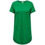 Grøn T-Shirt Kjole Økologisk Bomuld