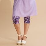 Lilla Capri Leggings med stræk 200280