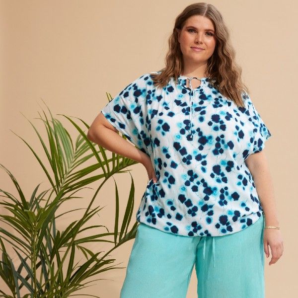 Gloria Viskose Bluse fra Zhenzi 200301