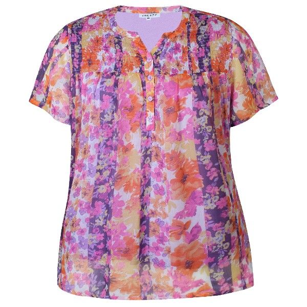 Davina Bluse fra Zhenzi i plussize