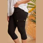 Sort Twist Capri buks fra Zhenzi 200331