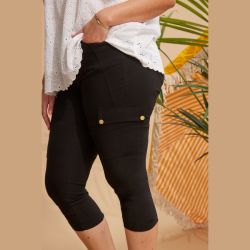 Sort Twist Capri buks fra Zhenzi 200331