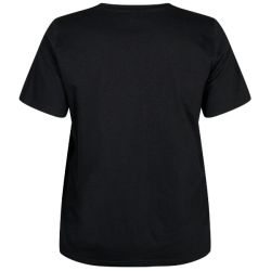 Kortærmet Basis T-shirt Sort bagfra