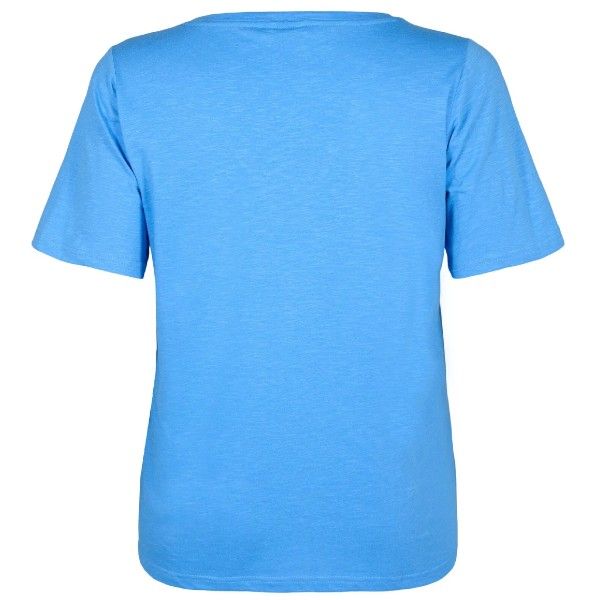 Kortærmet Basis T-shirt Blå bagfra