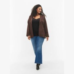 Viskose toppe med blondedetaljer i alle plussize størrelser