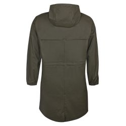 Army Regnjakke i let materiale set bagfra