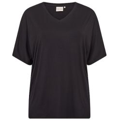 Sort T-Shirt fra Wasabi i plussize