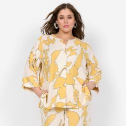 Viskose Skjorte i flot print fra str S-XXL i plussize
