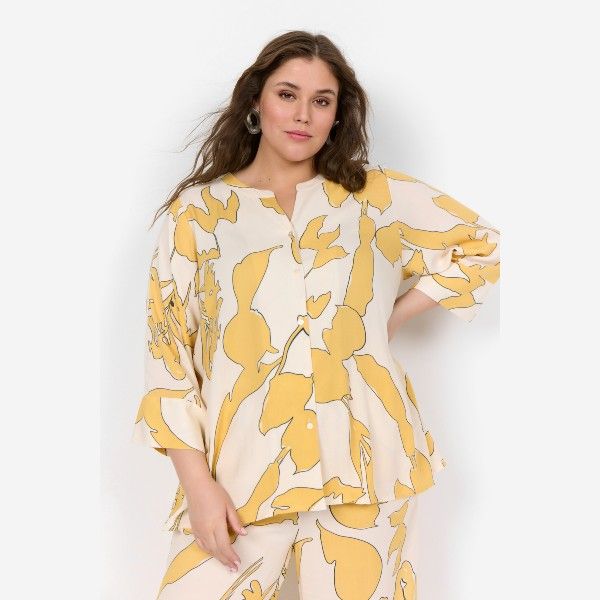 Viskose Skjorte i flot print. Fås i alle plussize