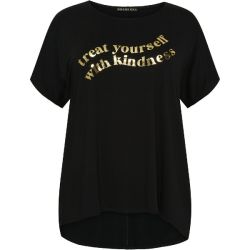 Sort T-shirt fra NO. 1 by OX med tekst 62742