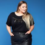 Sort T-shirt fra NO. 1 by OX med print 62742