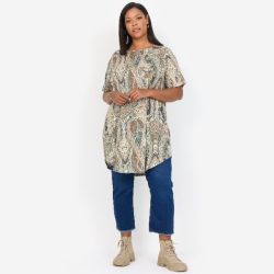 Skøn Tunika i flot farve fra Wasabi alle plussize farver