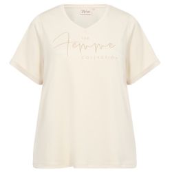 Sabina T-Shirt fra Wasabi Cream i plussize
