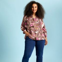 Super flot plussize bluse fra Zhenzi