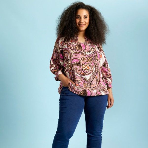 Super flot plussize bluse fra Zhenzi