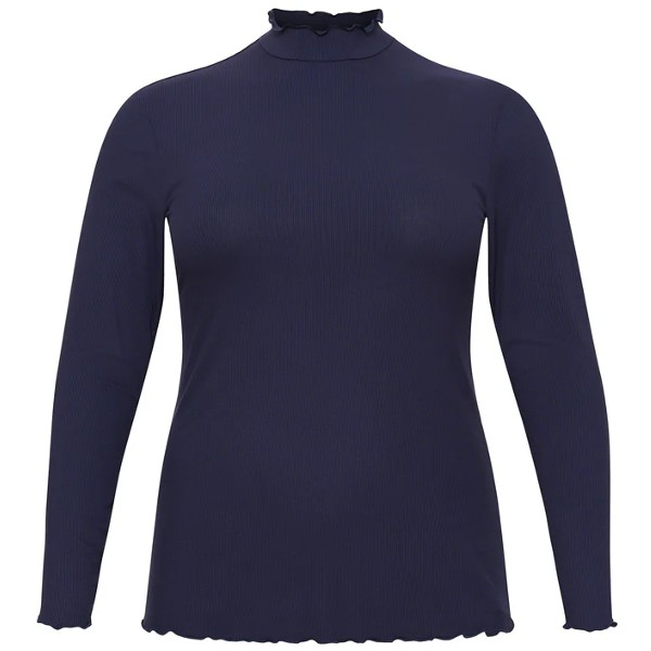 Navy Basis Bluse fra No. 1 by OX 62304 - størrelse XL (54-56)