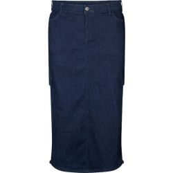 Maxi Denim Nederdel fra Zizzi