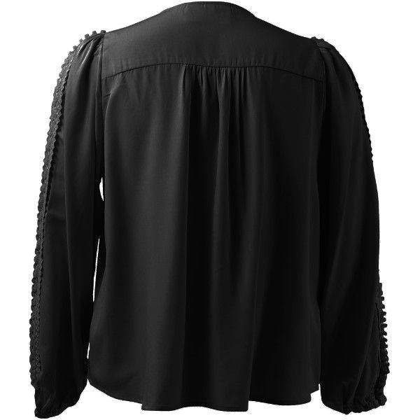 Smuk Sort Selah Bluse fra Zoey bagfra