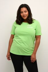 Lysegrøn T-shirt med 