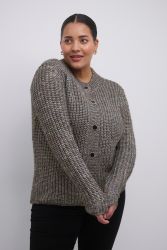 Flot plussize cardigan fra Kaffe Curve