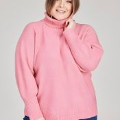 No. 1 By Ox Strikktrøje Rose Pink 62630