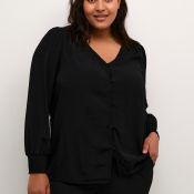 Smuk og enkel KCtina Bluse fra Kaffe Curve