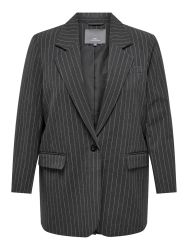 Stribet Blazer i Plusstørrelse