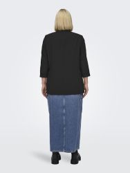 Chikt sort blazerkjole, plussize