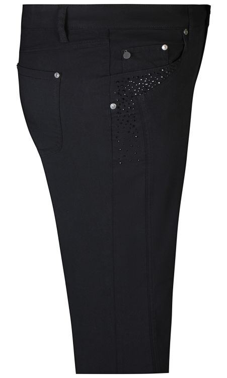 Zhenzi jeans med perledetalje