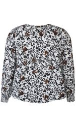 Blomstret Zhenzi bluse, str. 42-56