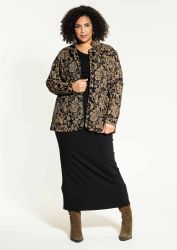 Studio mønsteret jakke, plussize