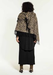 Leopard Poncho - Studio's Elegance