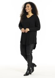Studio Sort Tunika & Prikkede Leggings