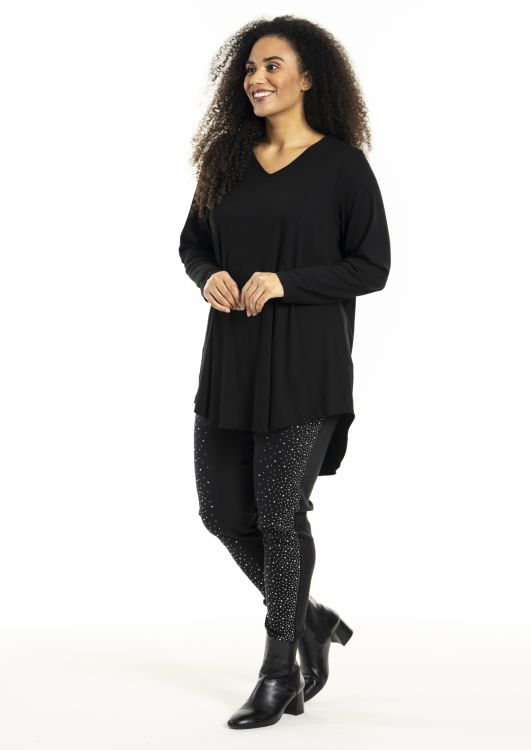 Studio Sort Tunika & Prikkede Leggings