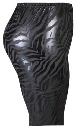 Shiny zebra leggings med høj talje