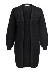 Sort lang cardigan i plussize