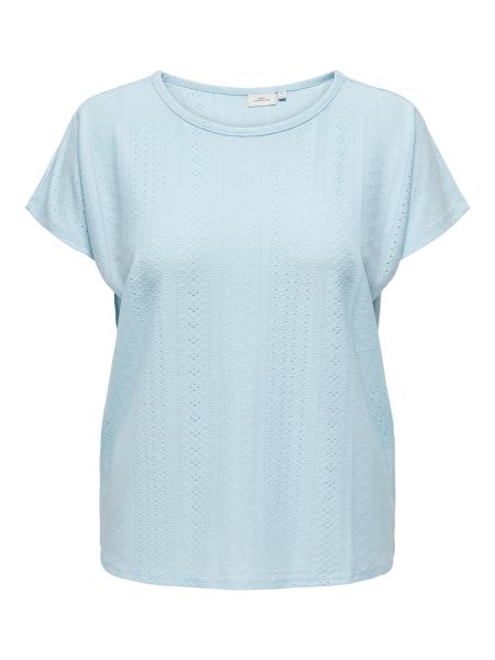 Blød lys blå T-Shirt i åndbart mesh