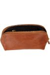 Zoey makeup pung cognac