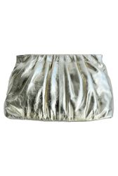 Festlig Taske Light Gold Metallic i lammeskind
