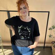 T-shirt fra No. 1 by OX - Be Present not perfect