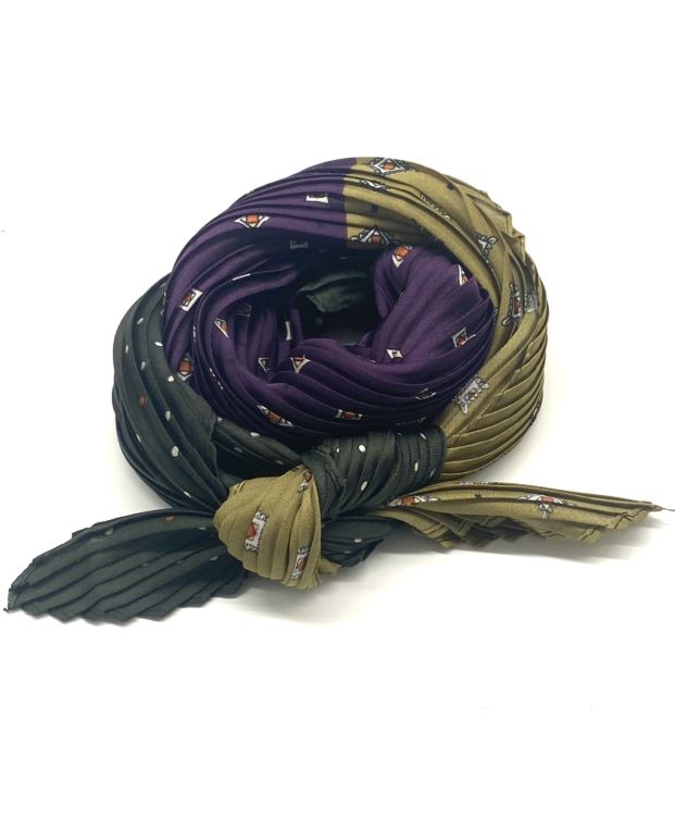 Blødt Plissé Tørklæde fra just d´lux B22-0006