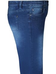 Zhenzi Stomp denim bukser i strækbart stof, der kombinerer komfort og stil